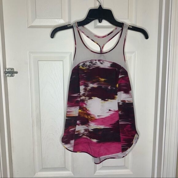 LULULEMON PIGMENT WIND DUCK SAUCE 5 MILE SINGLET - Picture 1 of 11